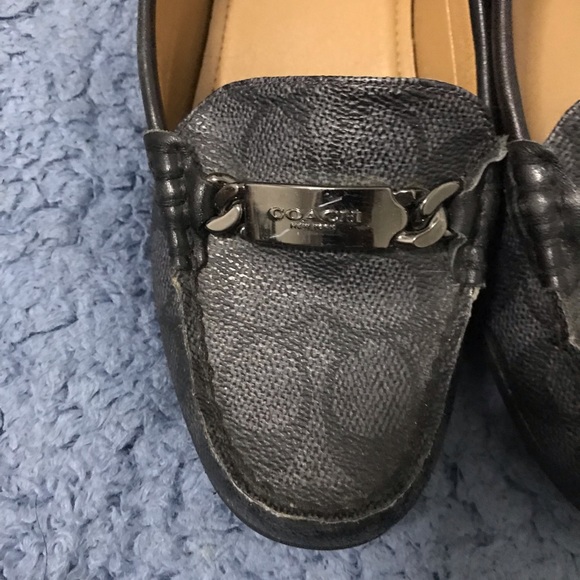 Coach Logo Loafers with Metal Logo - Picture 3 of 8